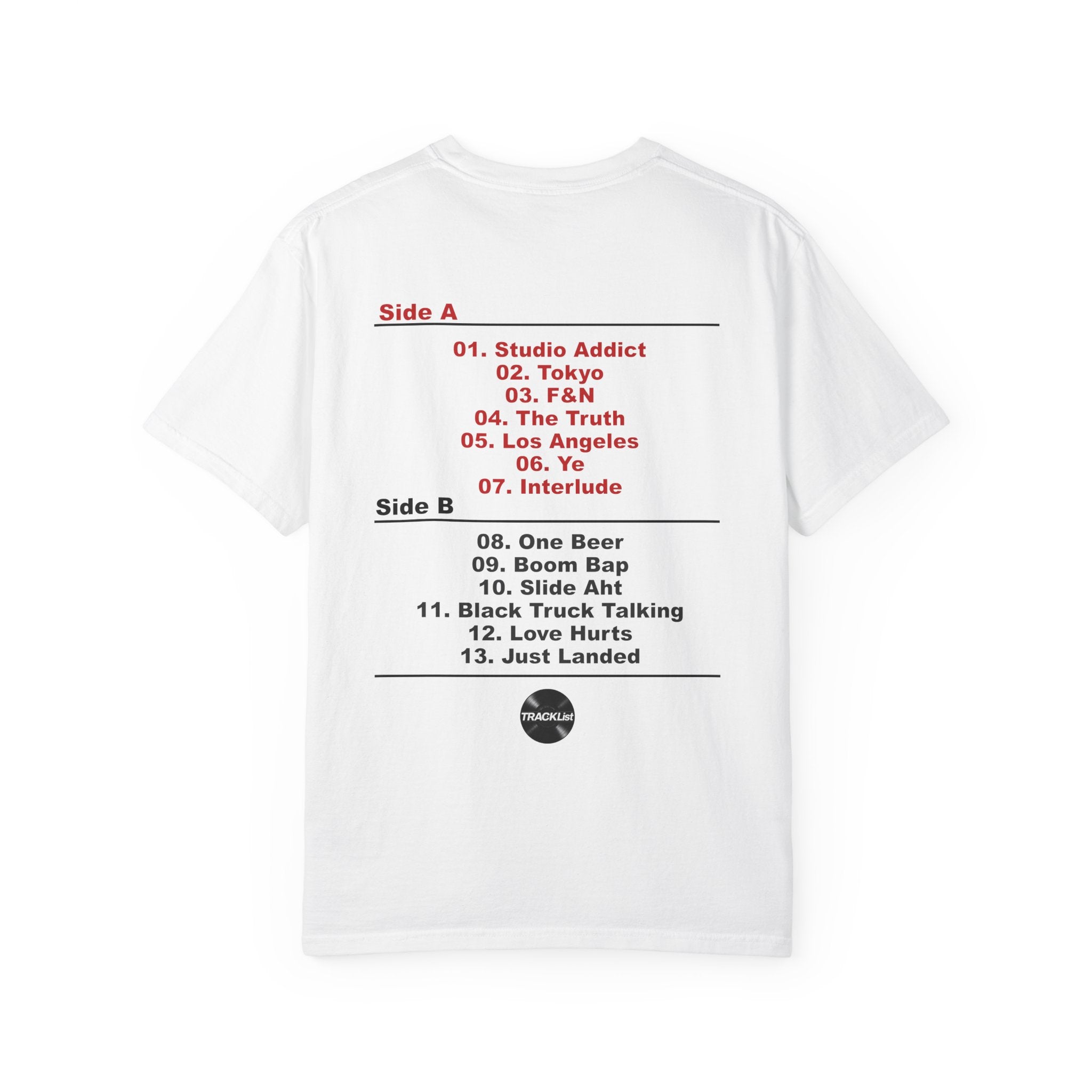 Studio Addict TRACKList Tee
