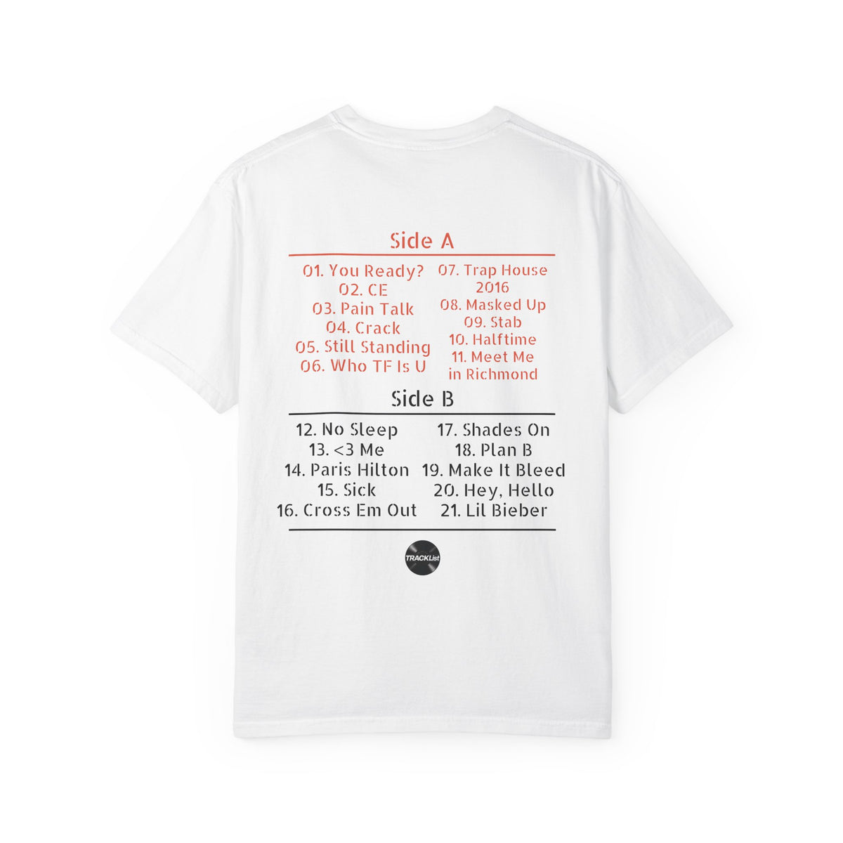 Early Life Crisis TRACKLIST Tee