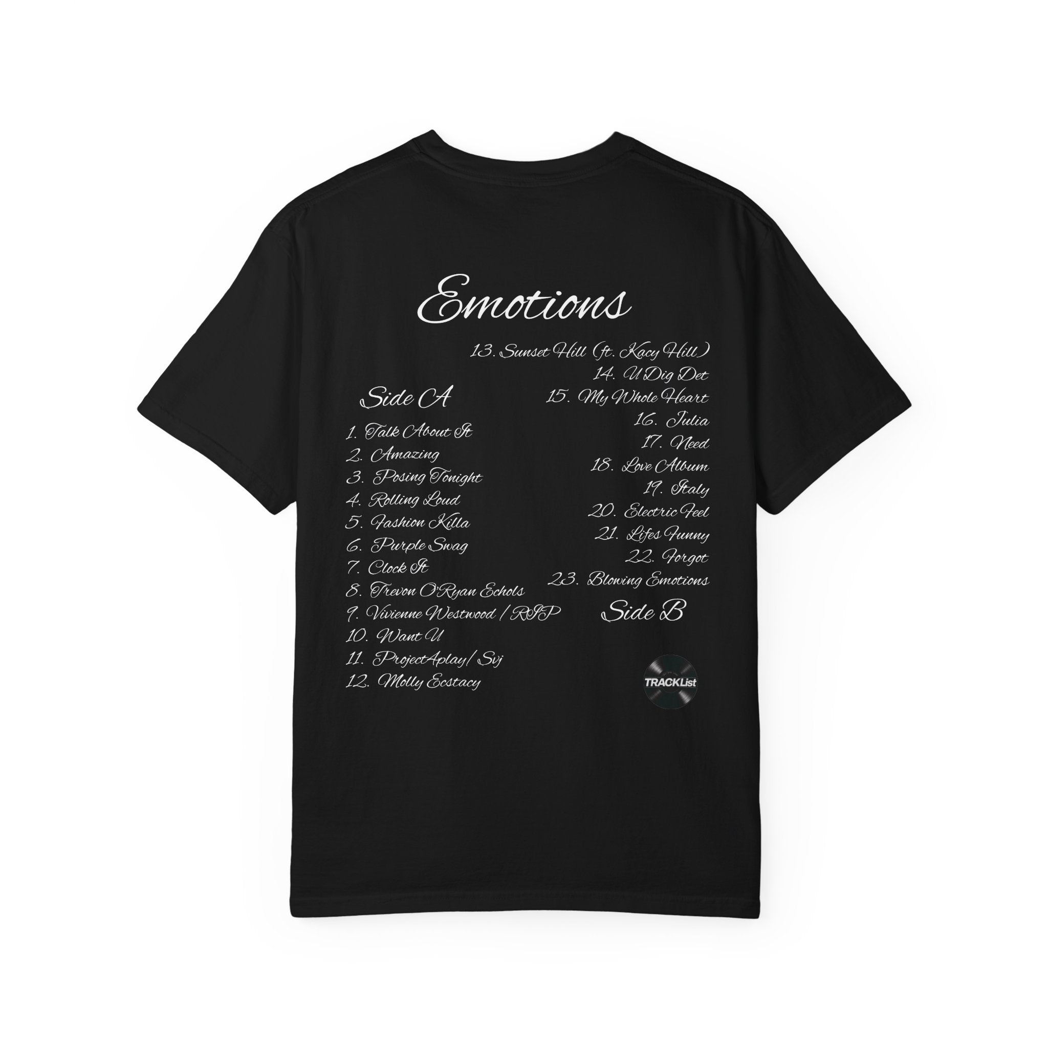 Emotions TRACKLIST Tee
